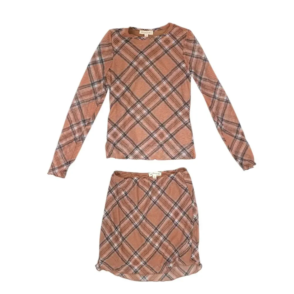 Bundle Of Girls Dresses, Zip Ups And Set Size M/L 8-10
